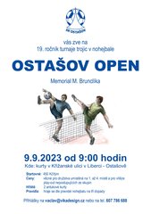 Ostašov Open 2023 - plakát