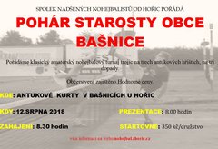 Turnaj starosty obce Bašnice - Neděle 12.8.2018