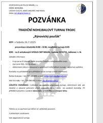 Turnaj trojic SKP Maják Jablonec nad Nisou