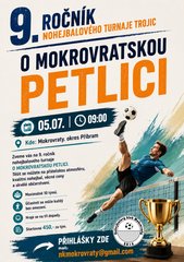 9. ročník nohejbalového turnaje trojic O MOKROVRATSKOU PETLICI