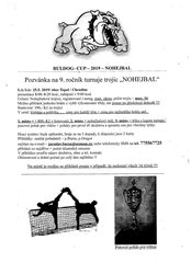 Pozvánka BULDOG-Cup 2019