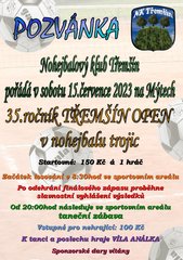 Třemšín Open 35. Ročnik nohejbalu trojic