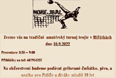 Amatérský nohejbalovi turnaj