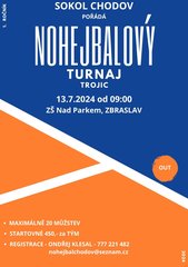 NOHEJBALOVÝ TURNAJ TROJIC - ZBRASLAV