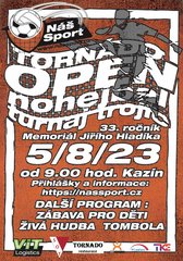 33. ročník - Tornado Open - Memoriál Jiřího Hladíka