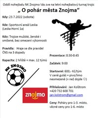 Nohejbalový turnaj trojic Znojmo