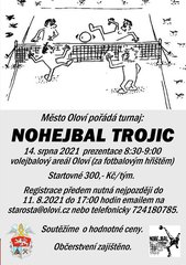 Nohejbalový turnaj trojic v Oloví