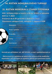 Skřipák 2024 - 44. ROČNÍK TURNAJE TROJIC A 35. ROČNÍK MEMORIÁLU STANDY ŠTĚPÁNKA