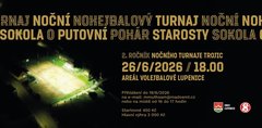 Noční nohejbalový turnaj o pohár starosty