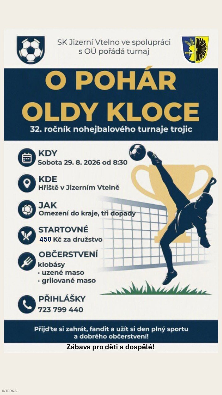 Plakát: Pohár Oldy Kloce