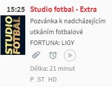 NOHEJBAL v TV