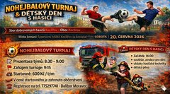 Nohejbalový turnaj trojic a dětský den