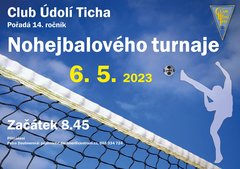 14. ročník nohejbalového turnaje Club údolí Ticha