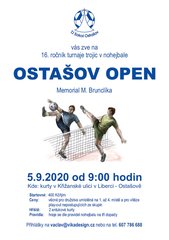 Ostašov Open 2020 - Memorial M. Brunclíka