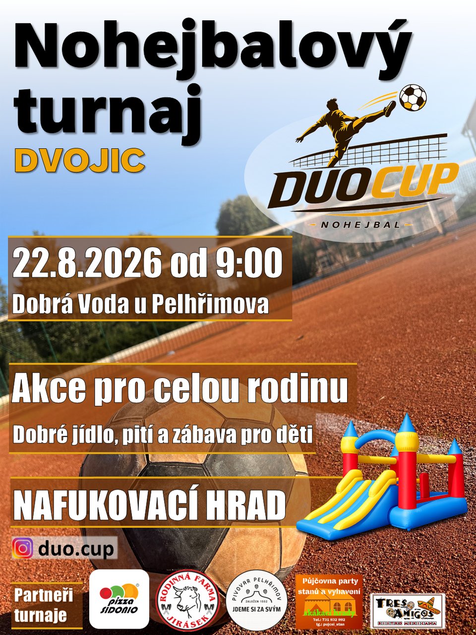 Plakát: DuoCup 2026 - 3. ročník dvojek