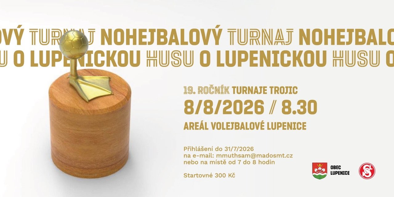 Plakát: O Lupenickou Husu