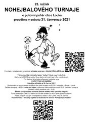 23. Ročník nohejbalového turnaje o putovní pohár obce Louka