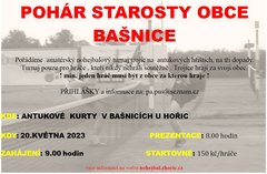 Pohár starosty obce Bašnice 20/5/23