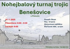 Nohejbalový turnaj trojic