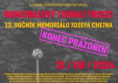 13. ročník Memoriálu Josefa Chejna - TURNAJ TROJIC