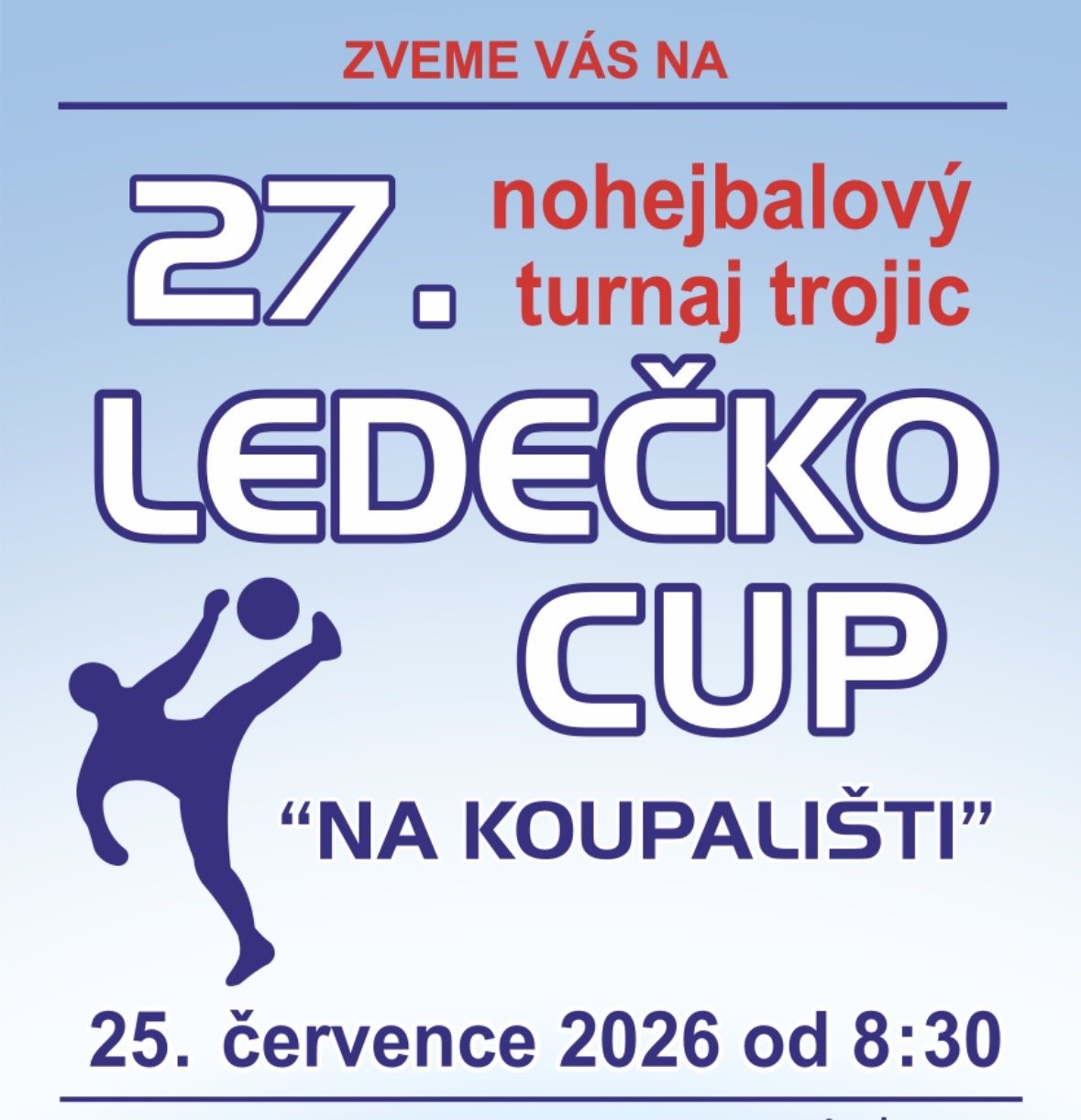 Plakát: Ledečko Cup 2026