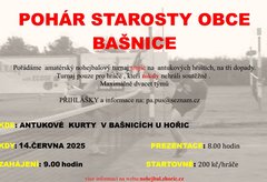 Pohár starosty obce Bašnice u Hořic v Podkrkonoší
