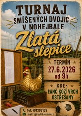 Turnaj smíšených dvojic Zlatá slepice - Ostřešany