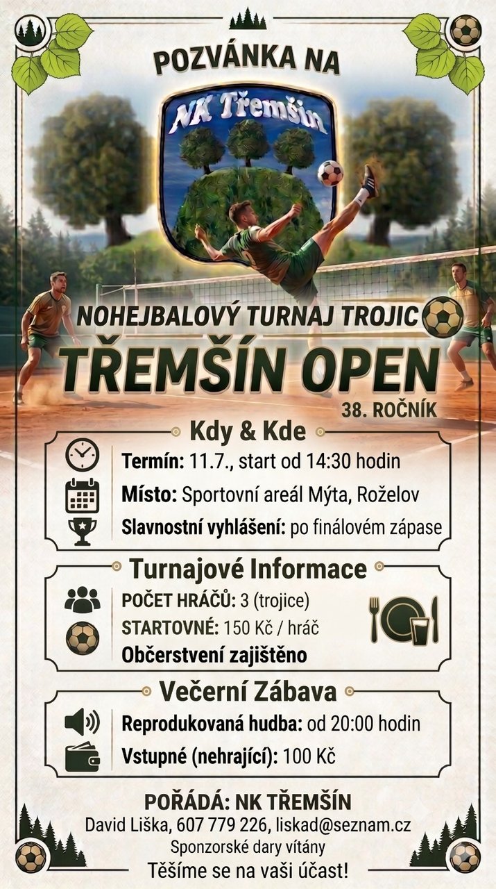 Plakát: Třemšín Open 38. ročník