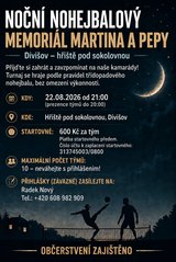 Memoriál Pepy a Martina noční turnaj... Zrušeno