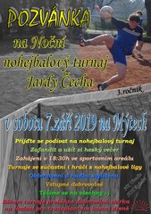 Noční turnaj trojic memorial Jardy Čecha 3.ročník