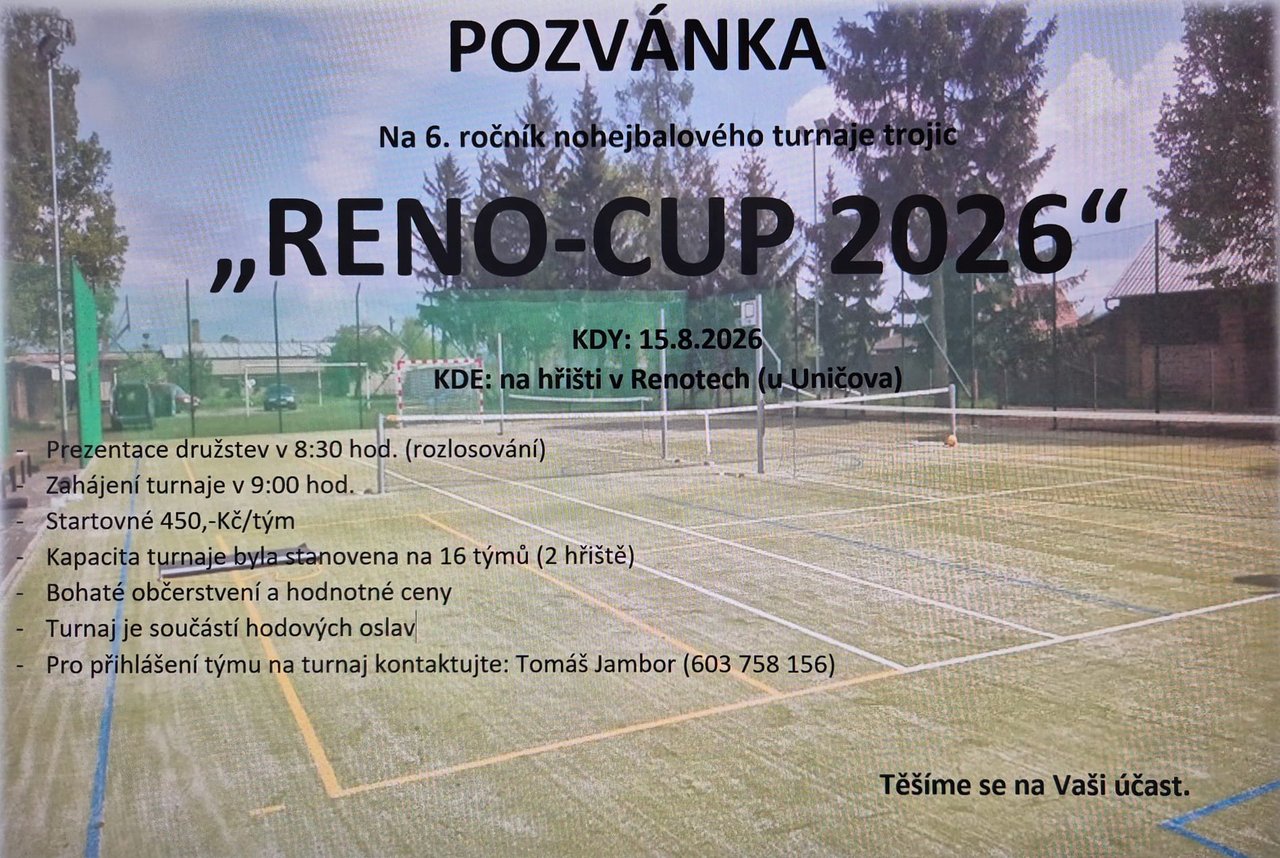 Plakát: RENO-CUP 2026