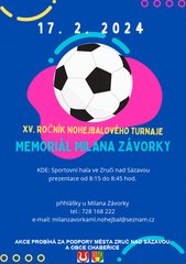 XV. ročník nohejbalového turnaje - Memoriál Milana Závorky