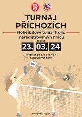 Turnaj příchozích - jarní turnaj neregistrovaných trojic