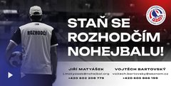 STAŇ SE ROZHODČÍM - odměna 800-1300kc + cestovné