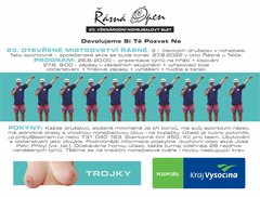 Řásná Open 2022 - turnaj trojic